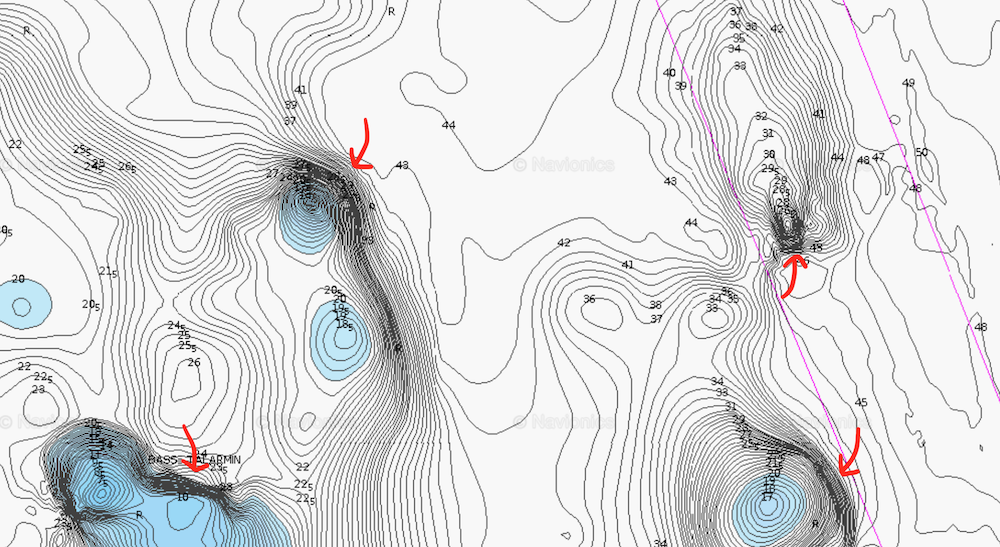 cartographie sonar chart