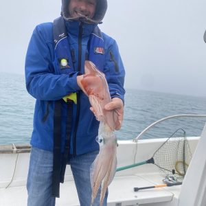 Accompagnement pêche en mer sur votre bateau à la demi journée en baie de Morlaix